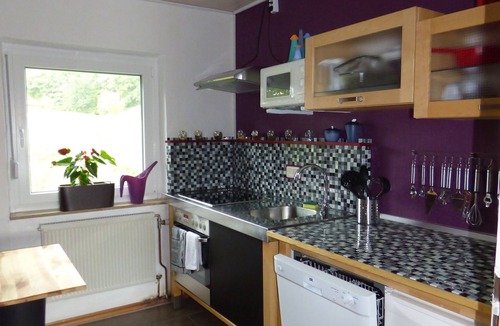 Buch am Wald Apartment | Waldblick vacation apartment with fireplace and children's playground