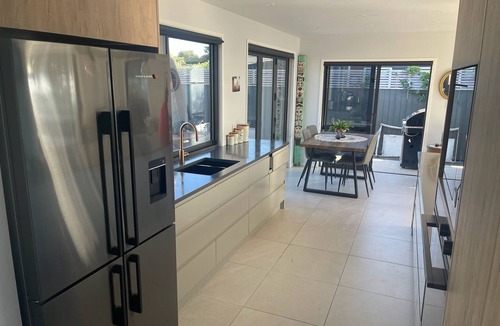 Napier House | Walk on Waterfront & big views define this newly renovated Beach House. Pets OK