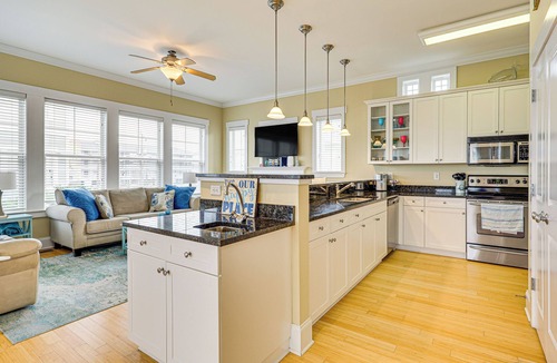 Wilmington Beach Apartment | Walk to Beach: Coastal Carolina Home w/Decks!