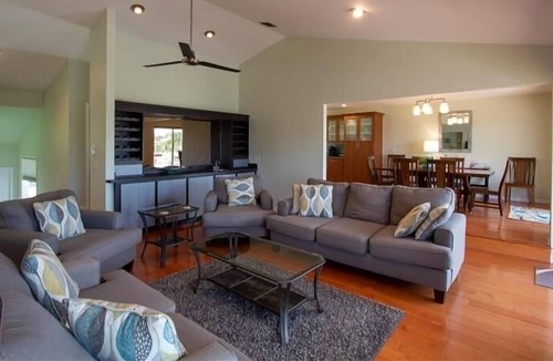 Marco Island House | Walk to Beach from 4 Bedroom Waterfront Home with Heated Pool, Spa, Game...