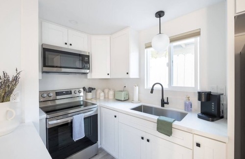 Carlsbad Apartment | Walk to Beach! Sunny Carlsbad Studio w/Parking