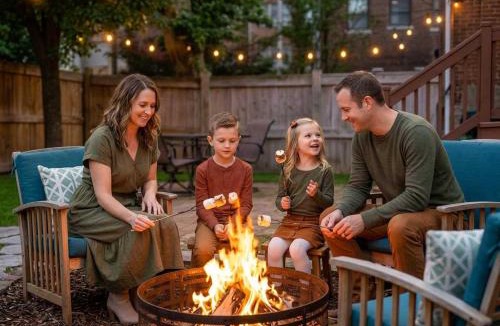 Central West End House | Walk to Forest Park Euclid Fire Pit Porch Swing