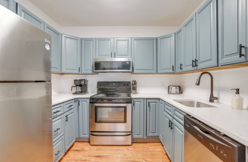 Clymer Condo | Walk to Golf Course! Clymer Summer Escape w/Deck