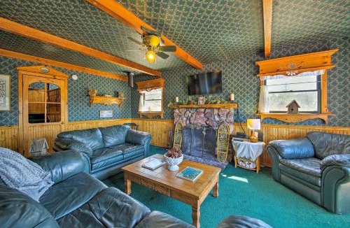 Fawnskin House | Walk to Lake: Cabin w/Deck & Views in Fawnskin