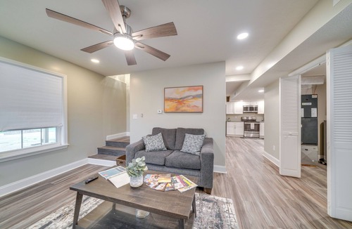 Clifton Heights House | Walk to Mellwood Art Center: Home w/Private Deck!