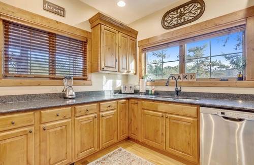 McHenry House | Walk to Wisp! Flat Lakefront + Fire Pit and Huge Dock!