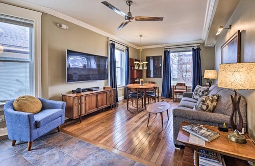 Southmoreland Apartment | Walkable KC Home Base! Near Sports Events & Fun