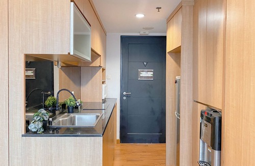 East Kuningan Apartment | Warm Neutral Look Studio Apartment Ambassade Kuningan