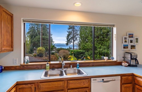 The Bowl of Edmonds House | Water and Mountain View, Quiet Downtown Edmonds Home with Woods and a Creek