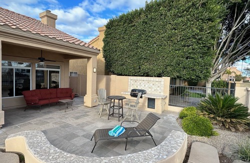 Ocotillo House | Water/Golf Course Backyard | Heated Pool Included in Price | Modern 3 bedroom