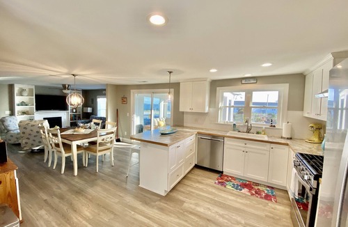 Carteret County House | Water View & Access, Game Room~Sunrise~Beach~Kayak Fishing Sleeps 6