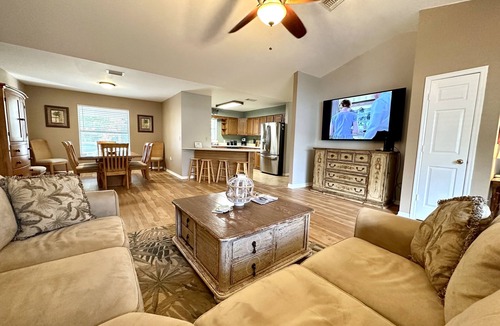 Taylor Creek House | Water view Home with Dock on Canal with access to Lake!