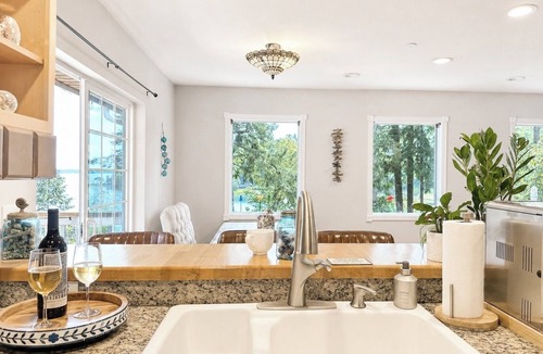 Burley House | Water Views, Private Dock, Hot Tub, Fire Pit