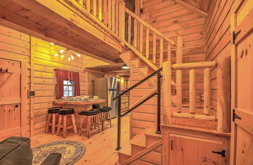Elizabethton Cabin | Waterfall Adventures in the Smokey Mountains w Hot Tub and Pet Friendly