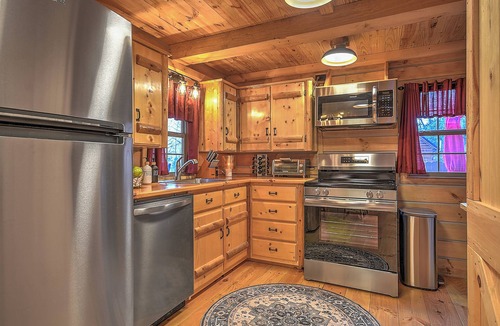Elizabethton Cabin | Waterfall Adventures in the Smokey Mountains w Hot Tub and Pet Friendly