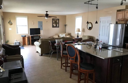Salter Path House | Waterfront 2-bedroom SF house at the NC coast. Pet friendly w/views of sound.
