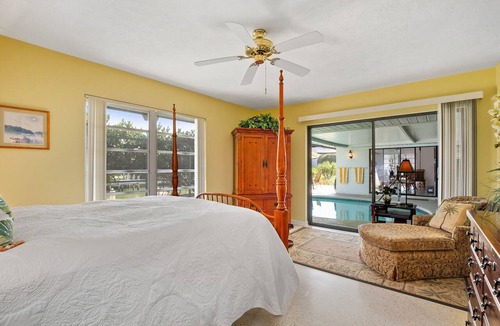 Marco Island House | Waterfront 3BR retreat with heated pool, WiFi, and marina access.