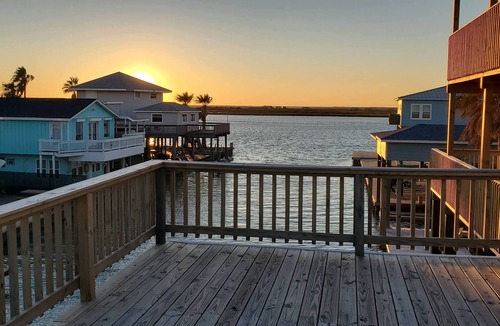 San Luis House | Waterfront Canal Bay & Beach Home with Fishing, Boat Dock, Tiki Bar & More!