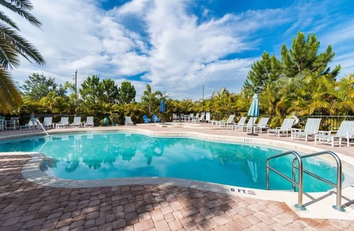 Merritt Island Condo | Waterfront Captain's Stateroom: Views, Pool & Hot Tub!