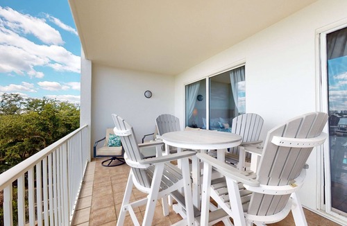 Orange Beach Condo | Waterfront condo with shared pool, tennis, & sauna - near the beach
