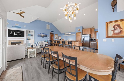 Avon House | Waterfront, dog-friendly home with private pool, hot tub, pier & beach