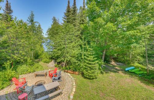 Lutsen House | Waterfront Escape on Caribou Lake: Dock + Fire Pit