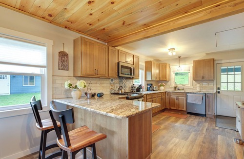 Fort Ann House | Waterfront Haven w/custom bi-level lakefront deck
