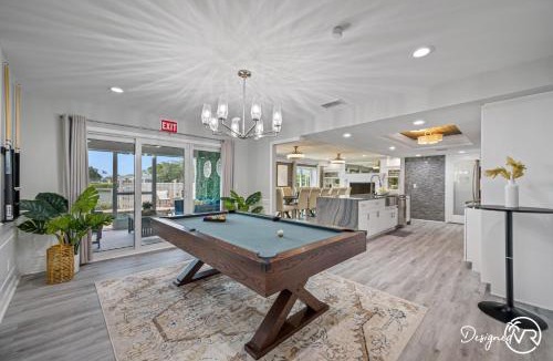 Harbor Hills House | Waterfront Heated Pool Game Room