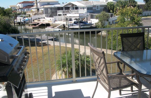 Hudson Beach Estates House | Waterfront home-newer 3 story w/ rooftop views of Gulf waters