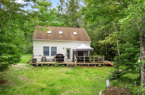 Mariaville House | Waterfront home on Graham Lake with kayaks, bikes, firepit & fireplace