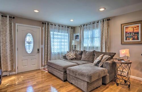 Mastic Beach House | Waterfront Home w/Large Deck & Dock on Narrow Bay