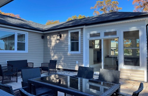 Ridge House | Waterfront Home w Private Beach & Firepit | Lake Panamoka