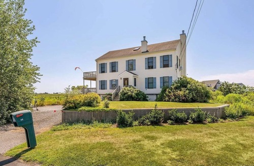 Shirley House | Waterfront Home with Dock! Amazing Views! Close To Beaches!