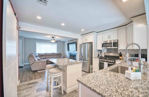 Mystic Island House | Waterfront Lagoon Home | 3BR | Game Room | Pet Friendly