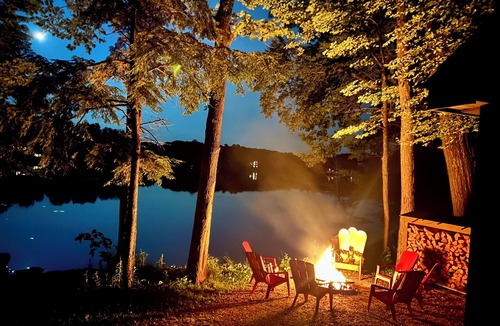 Deerbrook Cabin | WATERFRONT LAKE CABIN - Nestled 15' Feet Away from Water On 150' Peninsula