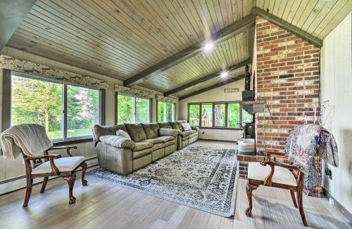 Forestville House | Waterfront Lake Huron Getaway: Private Beach!