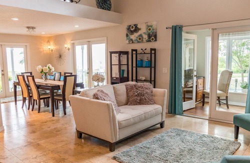 Safety Harbor House | Waterfront large villa with pool and game room near downtown, beaches, and parks