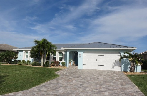 Punta Gorda House | Waterfront Luxury Home w/private heated saltwater pool, dock and chef's kitchen
