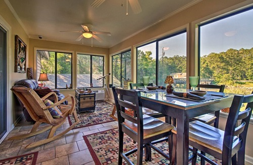 Midway House | Waterfront Midway Home w/ Sunroom & Large Yard