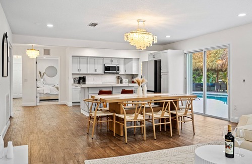 Lake Worth House | Waterfront Oasis w/Pool, Minigolf & TikiHut! Perfect for Families