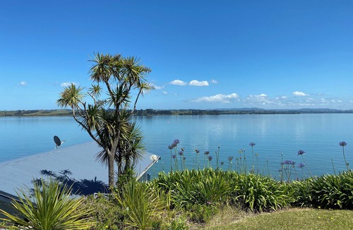 Clarks Beach House | Waterfront Oasis: Panoramic views, pool, pet-friendly. Like living on a boat.