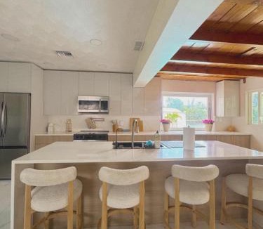 North Central Hollywood Villa | Waterfront Oasis with a Pool and Close to the Beach