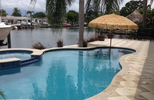 Baywood Village House | Waterfront Palm Harbor Home w Pool, Spa, Gulf access near Innisbrook Golf Resort
