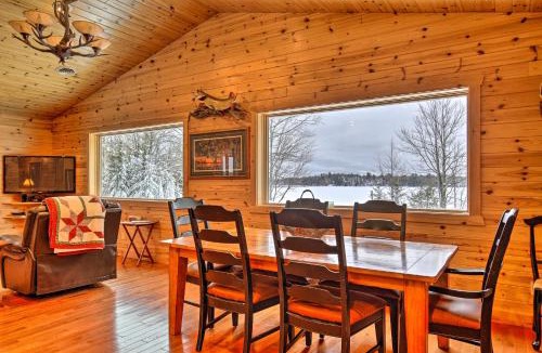 Park Falls House | Waterfront Pike Lake Retreat: Snowmobile Paradise
