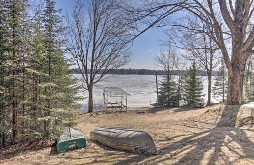 Park Falls House | Waterfront Pike Lake Retreat: Snowmobile Paradise