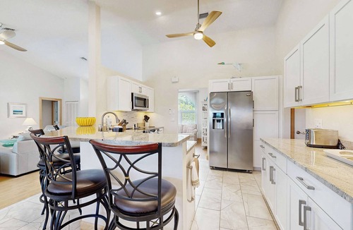 Bay Harbor Estates House | Waterfront pool home, family friendly, close to beaches with AC, WD and WIFI
