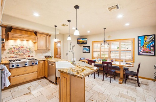 Little Venice House | Waterfront Pool Home w/Private Dock, Tiki Hut & Backyard Oasis
