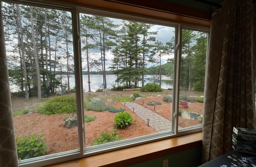 New Durham House | Waterfront private quiet family home, 15 min from Lake Winnipesaukee
