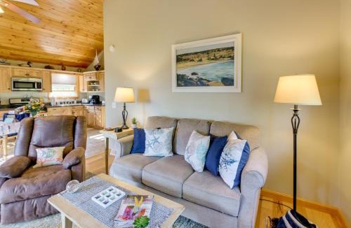 Prospect Harbor House | Waterfront Prospect Harbor Cottage: Yard, Fire Pit