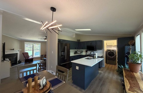 Harwood Lane House | Waterfront River Retreat w/Dock, Firepit, Kayaks & Game Room — Sleeps 8